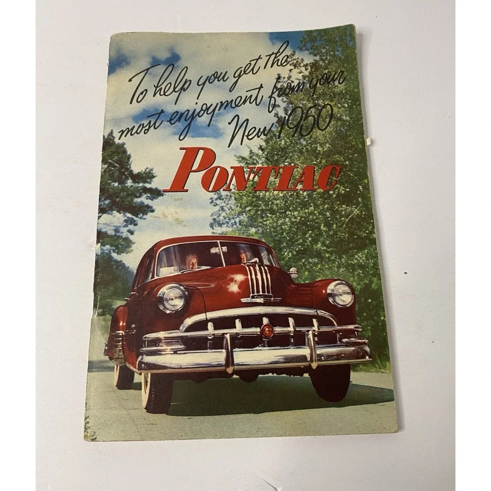 1950 Pontiac Automobile Owner's Instructions Book Manual Service‎ Policy + Extra
